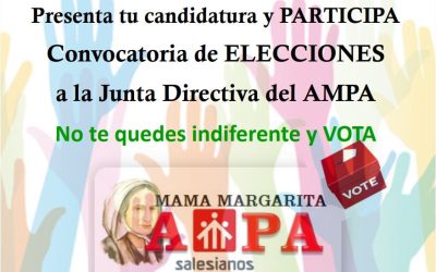 Convocatoria de elecciones a la Junta Directiva del AMPA Mamá Margarita