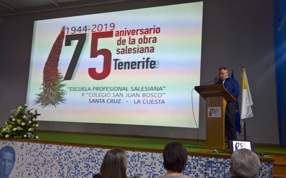Celebración del 75 aniversario con D. Pedro Bonoso